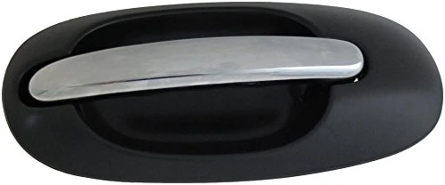 Dorman 93626 Driver Side Sliding Exterior Door Handle for Select Chrysler Dodge Plymouth Models  Black and Chrome