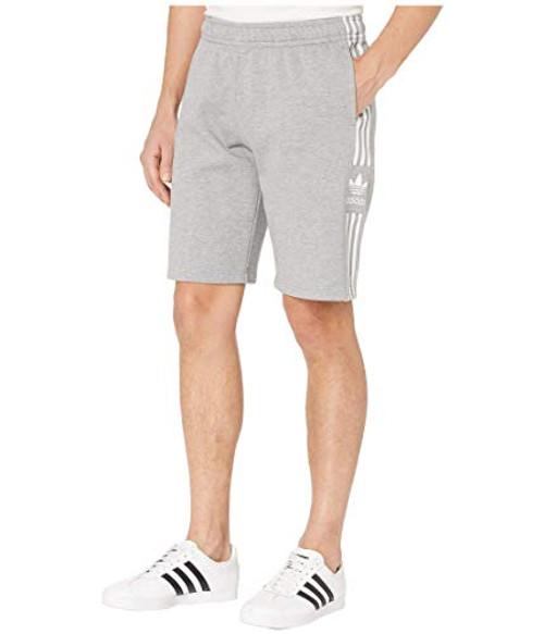adidas Originals Men s Lock Up Long Sweat Shorts  Medium Grey Heather  S adidas Originals Men s Lock Up Long Sweat Shorts  Medium Grey Heather  S