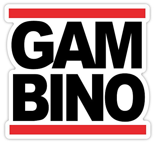 Gambino sticker decal 5 inch x 4 inch