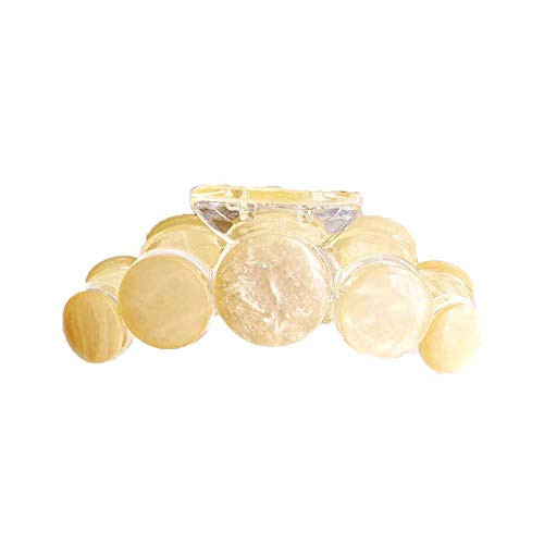 DAWEIF Elegant Korean Candy Color Hair Claw Girls Women Headwear Hair Grab Hairpin Hair Clip Hair Accessories Yellow