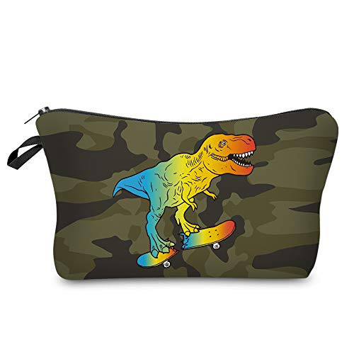 Cosmetic Bag MRSP Makeup bags for womenSmall makeup pouch Travel bags for toiletries waterproof  dinosaur 52414 Cosmetic Bag MRSP Makeup bags for womenSmall makeup pouch Travel bags for toiletries waterproof  dinosaur 52414
