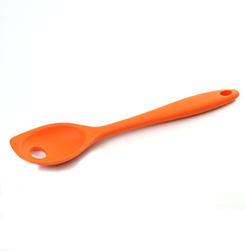 Chef Craft Premium Silicone Mixing Spoon, 11", Orange
