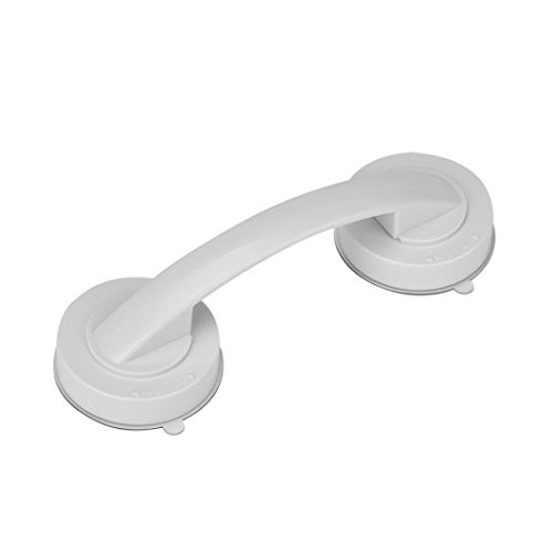 Kanzd Strong Hold Suction Cup Safety Handle Safe Grip Door Handle Bathroom Window Toilet Knob Handle in Bathroom Tub Shower Toilet Handrail Bath  White