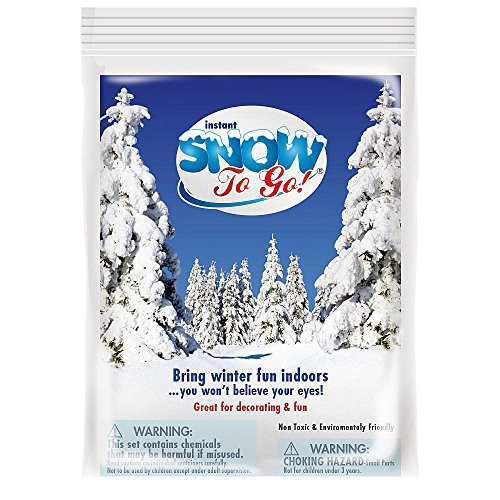 Instant Snow to Go  Makes 1 Gallon Snow Decoration