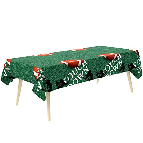 Vadeture 2 Pack Game Day Football Tablecloth Super Bowl Party Supplies Table Cover Touchdown Party Decorations Football Party Supplies Vadeture 2 Pack Game Day Football Tablecloth Super Bowl Party Supplies Table Cover Touchdown Party Decorations Football Party Supplies