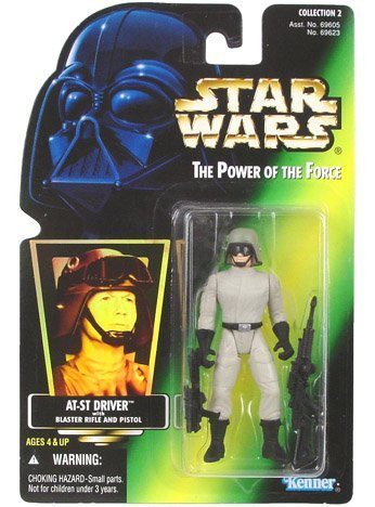 Star Wars POTF2 Power of the Force Green Card Hologram ATST Driver