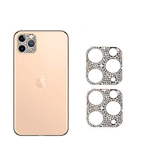GSRYPC 2 Pack Camera Lens Cover Protector for iPhone 11 Pro iPhone 11 Pro Max Bling Diamond Camera Lens Cover Sticker Protector  iPhone 11 Pro  11 Pro Max-Rose Gold