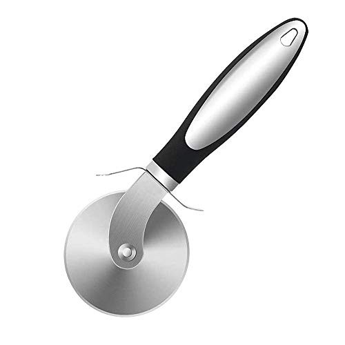 DUXIN Stainless Steel 3-Inch Pizza Wheel and Cutter with Non Slip Handle Super Sharp Pizza Slicer Round Shape Pizza Cutter Wheel Kitchen Pizza Tools