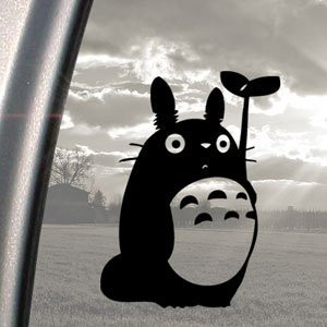 Trade Skill Totoro Black Decal Studio Ghibli Laptop Car Truck Window Vinyl Decal Sticker
