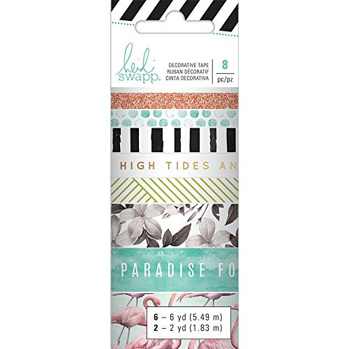 Heidi Swapp 314188 Washi Tape 8 Piece, Multi
