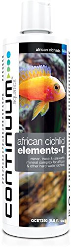 Continuum Aquatics African Cichlid Elements T - Minor Trace Mineral Complex for Hard Water Cichlids 250 ml