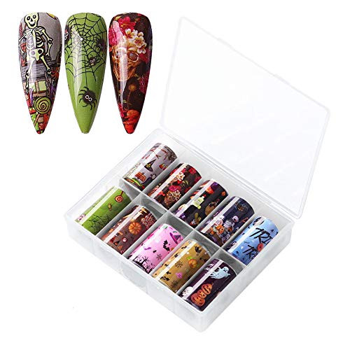 Christmas Nail Stickers Aluminum Foil Transfer Stickers Nail Art Stickers 10 rolls of Winter Snowman Snowflake Christmas Holiday Stickers Party Supplies DIY Nails  spider Christmas Nail Stickers Aluminum Foil Transfer Stickers Nail Art Stickers 10 rolls of Winter Snowman Snowflake Christmas Holiday Stickers Party Supplies DIY Nails  spider