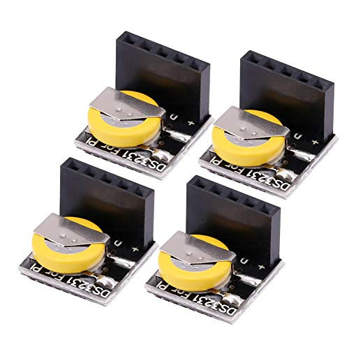 Clock Module Goick RTC Clock Timer Module DS3231 High Precision Memory Module Compatible for Raspberry Pi 4 Pcs Set