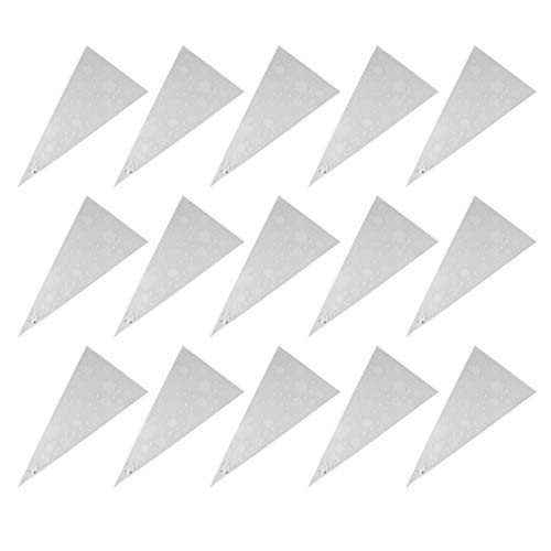 STOBOK 100 Pcs Christmas Cone Bags Clear Cellophane Bags Snowflake Candy Bag Triangle Treat Bags with Twist Ties STOBOK 100 Pcs Christmas Cone Bags Clear Cellophane Bags Snowflake Candy Bag Triangle Treat Bags with Twist Ties
