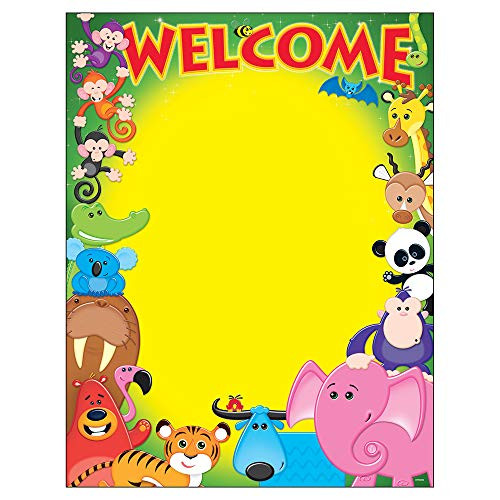 Trend Enterprises Inc. Welcome Awesome Animals Learning Chart