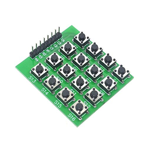 4x4 Matrix 16 Keyboard Module 16 Buttons Mcu for Arduino