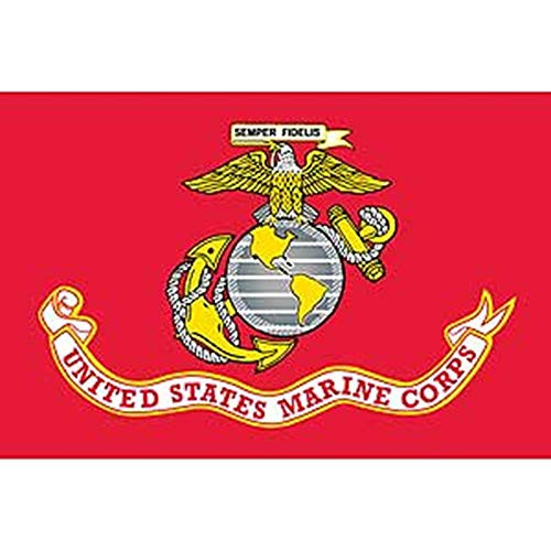 EagleEmblems F6305 Flag-USMC  4in x 6in