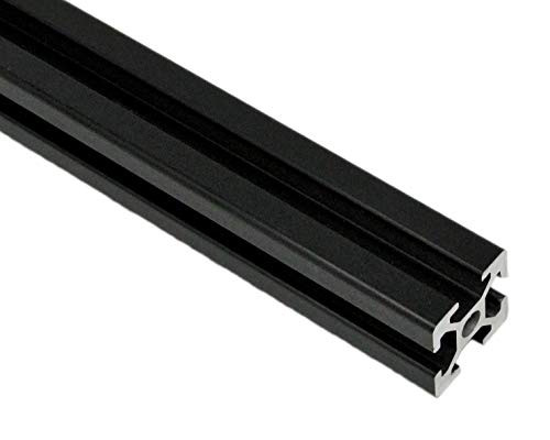 300mm ZYLtech Black 2020 20mmx20mm T Slot Aluminum Extrusion for 3D Printer and CNC Single Pack 300mm ZYLtech Black 2020 20mmx20mm T Slot Aluminum Extrusion for 3D Printer and CNC Single Pack