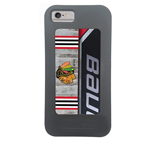 NHL Chicago Blackhawks Recycled Hockey Stick iPhone 7 Case, Black
