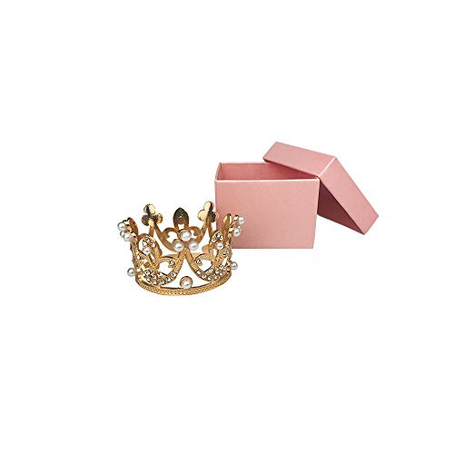 Gold Mini Princess Crown Tiara Cake Cupcake Toppers Set for Baby Shower Birthday Princess Party Decorations Gold Mini Princess Crown Tiara Cake Cupcake Toppers Set for Baby Shower Birthday Princess Party Decorations