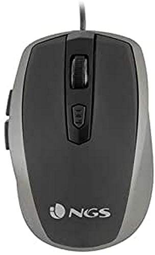 NGS Tick Wired Optical Gaming Mouse 5 Buttons  plus Scroll Wheel Silver Model TICKSILVER