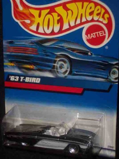 Hot Wheels  2000-130 1963 T-Bird Charcoal Collectible Collector Car Mattel 1 64 Scale