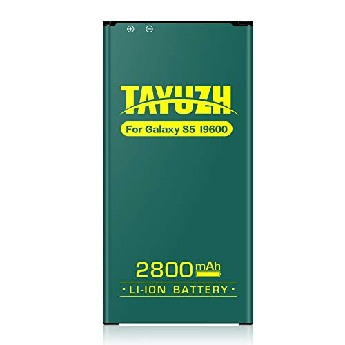 Galaxy S5 Battery TAYUZH 2800mAh Li-ion Replacement Battery Compatible Samsung Galaxy S5 I9600 G900A AT and T G900V Verizon G900T T-Mobile G900P Sprint G900F G900H G900R4 Cell Phone Galaxy S5 Battery TAYUZH 2800mAh Li-ion Replacement Battery Compatible Samsung Galaxy S5 I9600 G900A AT and T G900V Verizon G900T T-Mobile G900P Sprint G900F G900H G900R4 Cell Phone