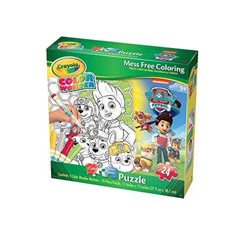 Cardinal Paw Patrol Color Wonder Puzzle (24 Piece)