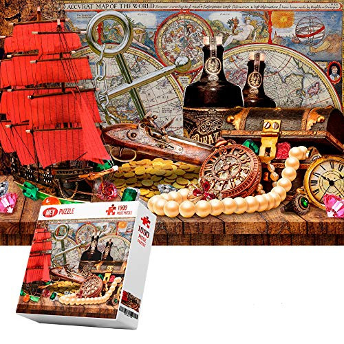 Jigsaw Puzzles 1000 Pieces for Adults Pirates  Treasures 1000 Pieces Kids Large Puzzle Game Decompression Toys 1000 Pieces Jigsaw Puzzles for Adults Pirates  Treasures Puzzle 1000 Pieces Jigsaw Puzzles 1000 Pieces for Adults Pirates  Treasures 1000 Pieces Kids Large Puzzle Game Decompression Toys 1000 Pieces Jigsaw Puzzles for Adults Pirates  Treasures Puzzle 1000 Pieces