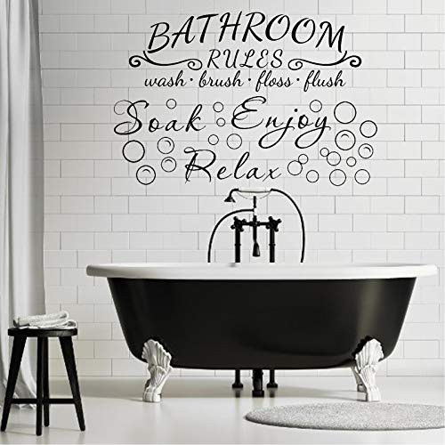 Bathroom Wall Decals Sticker Soak Relax Enjoy Wall Sticker Decal for Home Bathroom Background Decor?2Pcs Bathroom Wall Decals Sticker Soak Relax Enjoy Wall Sticker Decal for Home Bathroom Background Decor?2Pcs