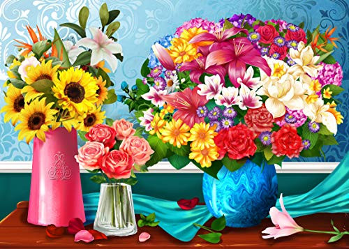 Jigsaw Puzzle Adult Puzzles Jigsaw Puzzles 1000 Pieces -1000 Piece Puzzle Jigsaw Puzzle - Bouquet Jigsaw Puzzle