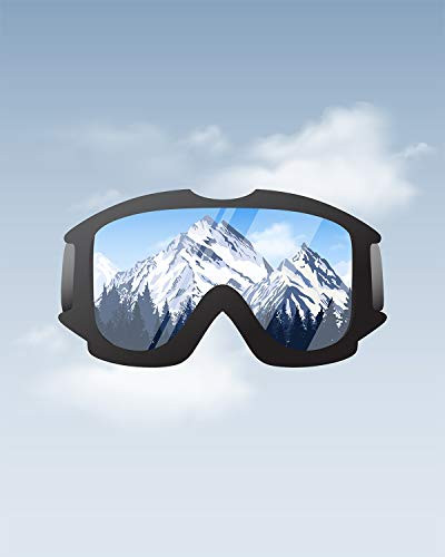 Snow Goggles - Wall Decor Art Print on a cloudscape background - 8x10 unframed print - great gift for relatives and friends who are snowboarding enthusiasts