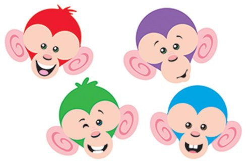 T-10994 - Monkey Mischief Friendly Faces