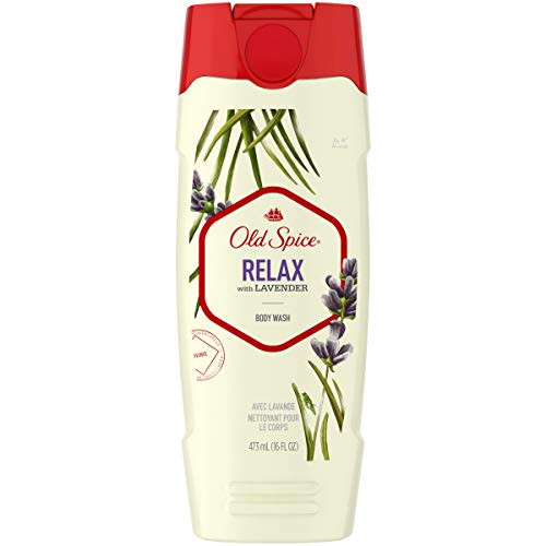 Proctor  and  Gamble Old Spice Mens Body Wash Relax With Lavender 16 Ounce  473ml