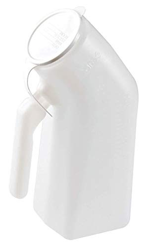 Carex Male Urinal 32 oz.   946 mL with Cover Single Patient Use FGP70700 0000 - Sold by  Pack of One