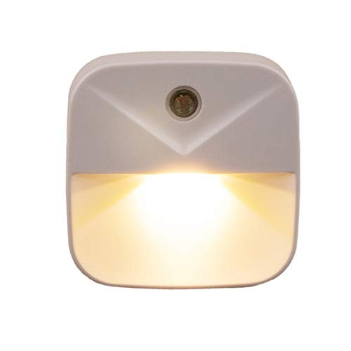 LED Plug-in Night Light Warm White LED Nightlight Dusk-to-Dawn Sensor Bedroom Bathroom Kitchen Hallway Stairs Energy Efficient Compact Automatic Night Lights  Warm Light 602360mm