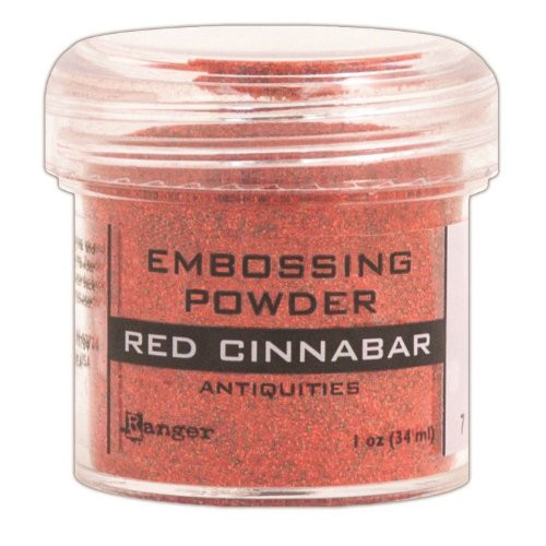 Ranger Embossing Powder, 1-Ounce Jar, Red Cinnabar