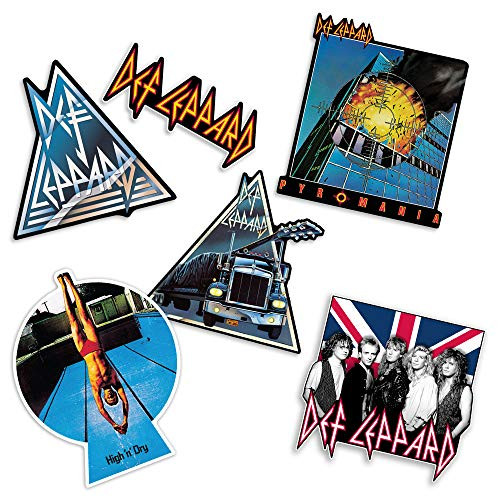 Popfunk Def Leppard Album Cover Pyromania Collectible Stickers