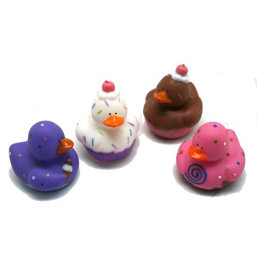 Fun Express 12 Sweet Treat Cupcake Ice Cream Rubber Ducks Fun Express 12 Sweet Treat Cupcake Ice Cream Rubber Ducks