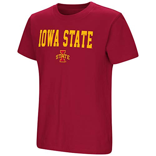 Colosseum NCAA Youth Boys-Talk The Talk-Cotton T-Shirt-Iowa State Cyclones-Cardinal-Youth Large Colosseum NCAA Youth Boys-Talk The Talk-Cotton T-Shirt-Iowa State Cyclones-Cardinal-Youth Large