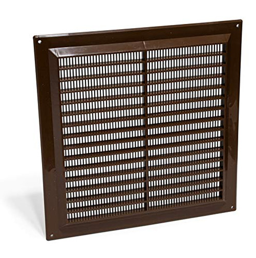 Vent Systems 10x10 inch inch Air Vent Cover Plastic Air Return Grill with Built in Pest Guard Screen HVAC Vent Cover for Home Improvement Vent Duct Cover 250x250mm 10x10 Inch Brown Vent Systems 10x10 inch inch Air Vent Cover Plastic Air Return Grill with Built in Pest Guard Screen HVAC Vent Cover for Home Improvement Vent Duct Cover 250x250mm 10x10 Inch Brown