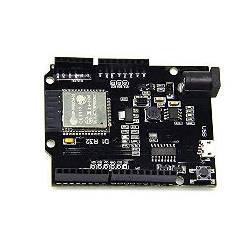 DollaTek R3 ESP32 ESP-32 CH340G Development Board Dual-Mode WiFi Bluetooth 4MB Flash DC 5V-12V with Micro USB