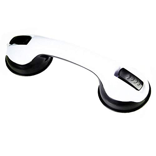 Huaze Suction Shower Grab Bar Ultra Grip Shower Handle Bathroom Handrail Dual Locking Safety Balance Grab Bars for Bathtubs and Showers