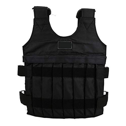 Weighted Vest Adjustable Maximum Load 20kg Exercise Training Waistcoat Gym Weight Loss Fitness Training Jacket Weightloading Vest