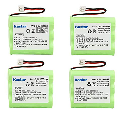 Kastar 4-Pack Battery Replacement for AT and T 2320 2322 2325 2355 2365 2366 2375 2385 2414 2415 3300 3301 6100 6200 8050710000 8200 8210 8220 8241 8243 91076 9210 9230 9257 9301