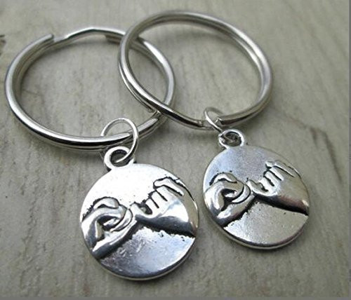 Pinky Promise Keychains, Pinky Swear Keychain, Keychain, Best friends, Pinky Promise Key Chains Pinky Promise Keychains, Pinky Swear Keychain, Keychain, Best friends, Pinky Promise Key Chains