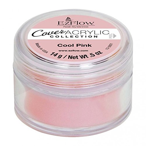 EzFlow Cover Acrylic Powder - Cool Pink - 14g   0.5oz