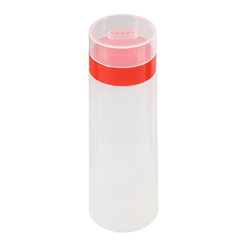 4-Hole Sauce Bottle Squeeze Type Condiment Dispenser Safe Resin For Ketchup Jam Mayonnaise Olive Oil Vinegar Yellow Red(Red)