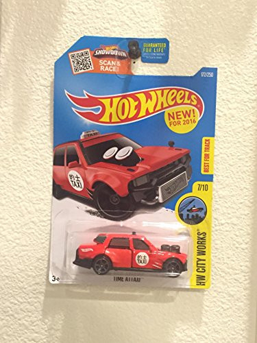 Hot Wheels 2016 HW City Works Time Attaxi 172/250, Red
