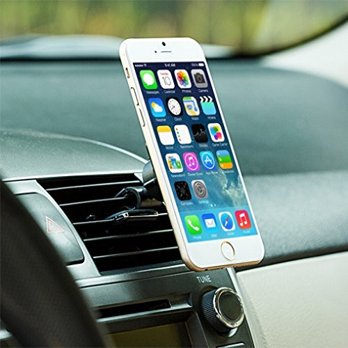 Premium Quality Magnetic Car Mount AC Air Vent Holder for AT and T Samsung Galaxy S5 Active - AT and T Samsung Galaxy S5 Mini - AT and T Samsung Galaxy S6  SM-G920A  - AT and T Samsung Galaxy S6 Active